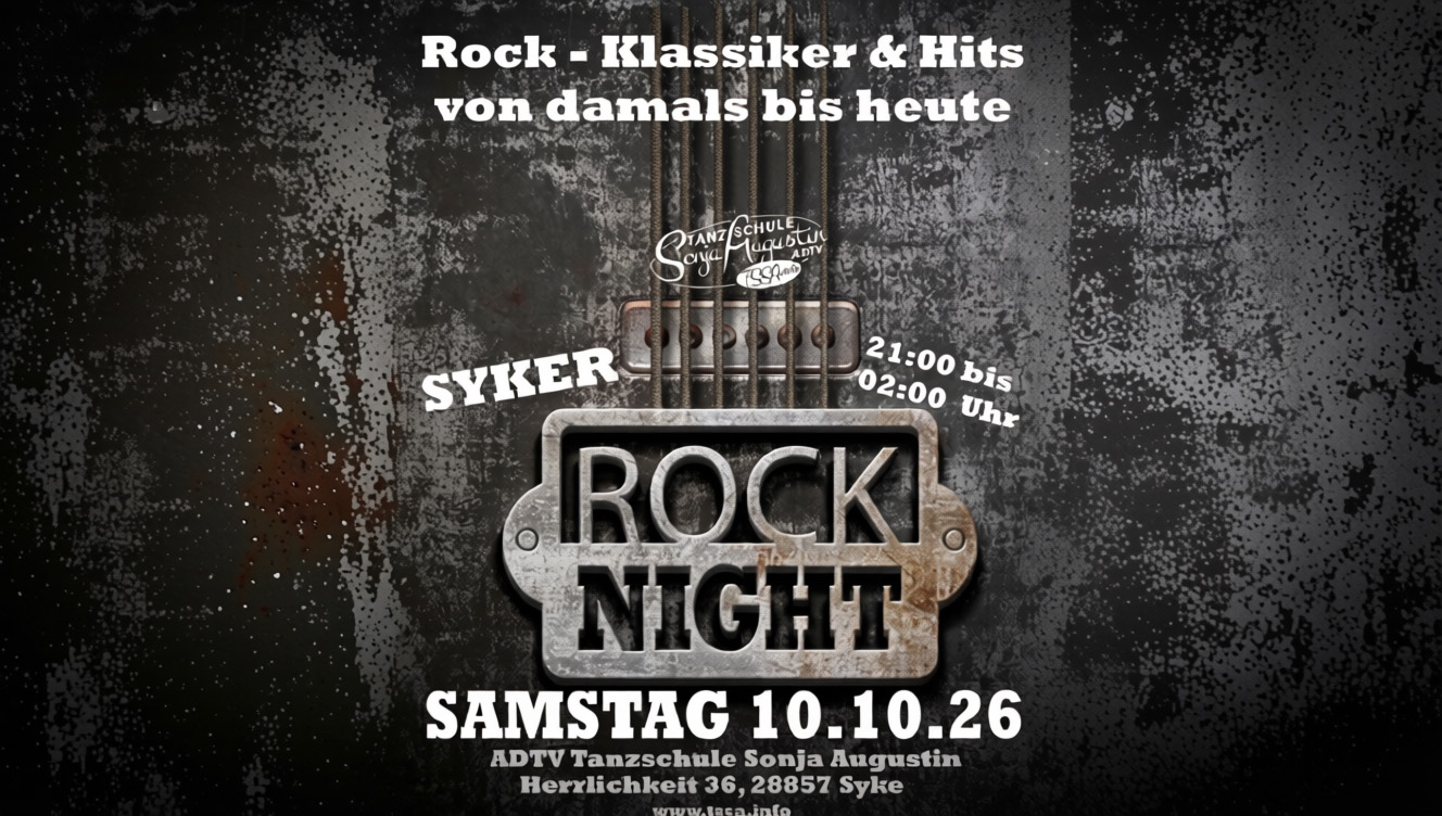DJ Peer in der ADTV-Tanzschule Sonja Augustin, Syke - Syker Rocknacht